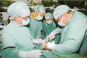 Liver transplant procedure